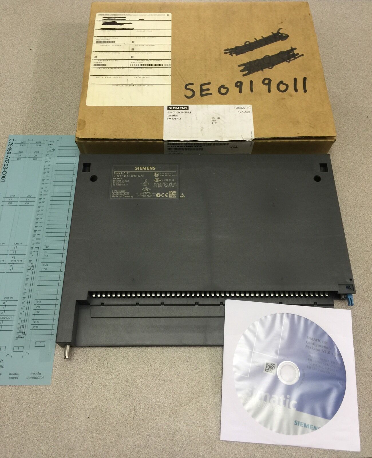 NEW IN BOX SIEMENS SIMATIC S7 COUNTER MODULE 6ES7450-1AP00-0AE0