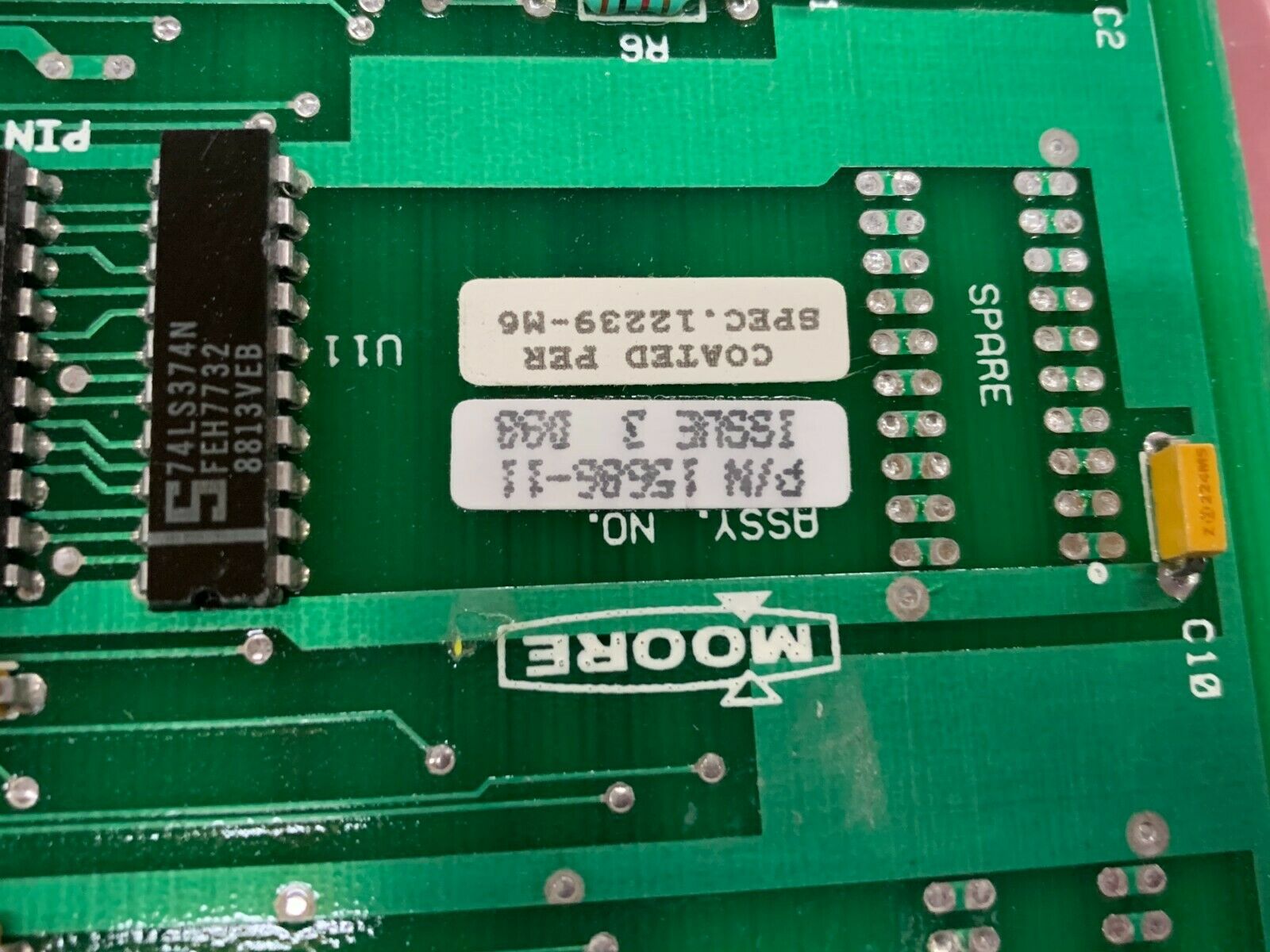 USED MOORE CIRCUIT BOARD 15686-11