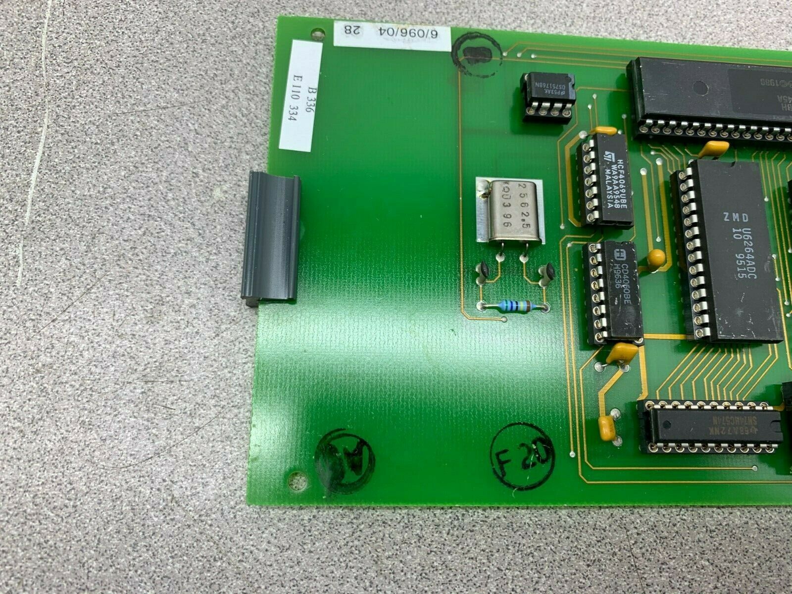 USED EMHART CIRCUIT BOARD E110334