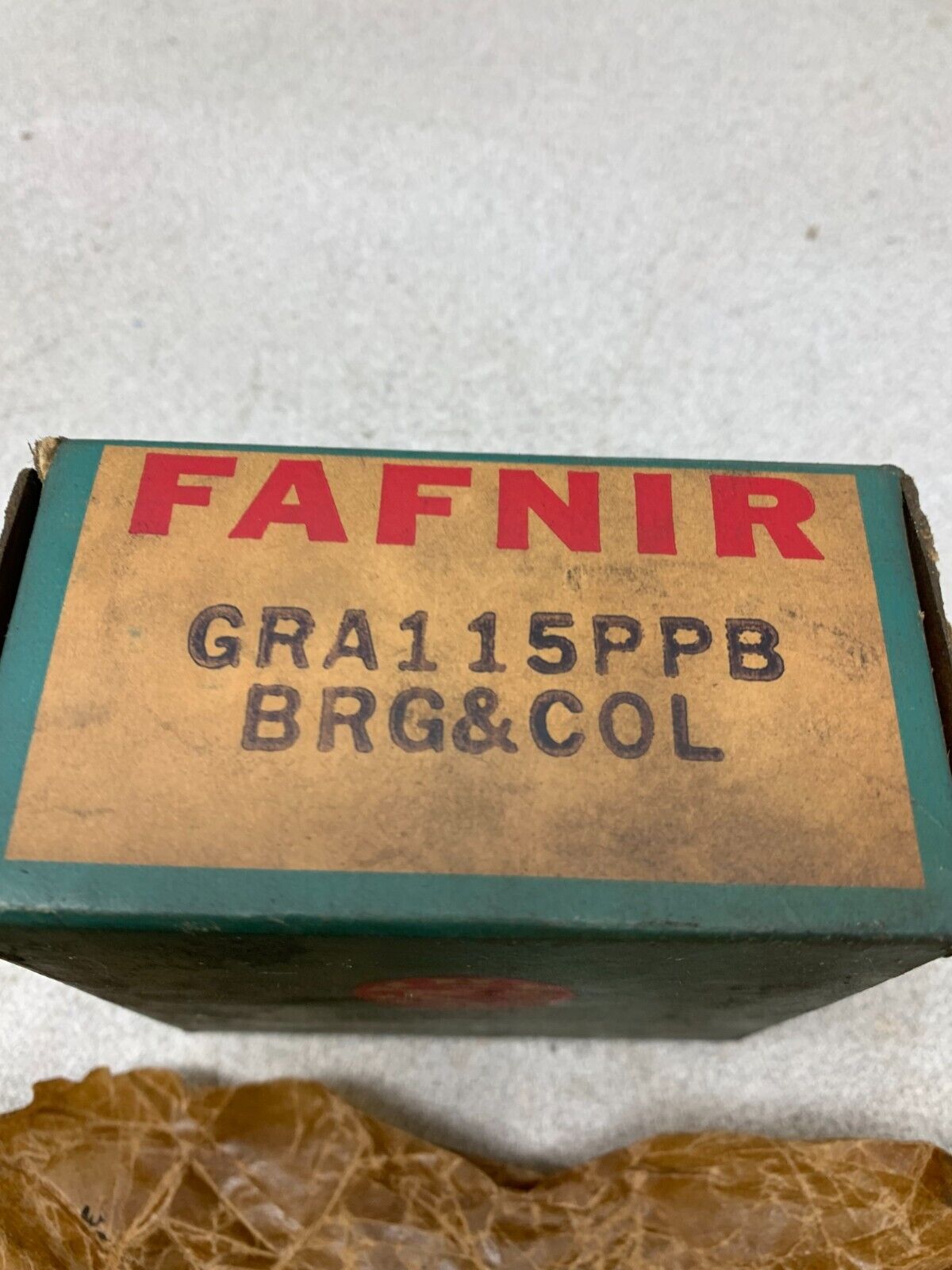 NEW IN BOX FAFNIR INSERT BEARING GRA115PPB WITH LOCKING COLLAR