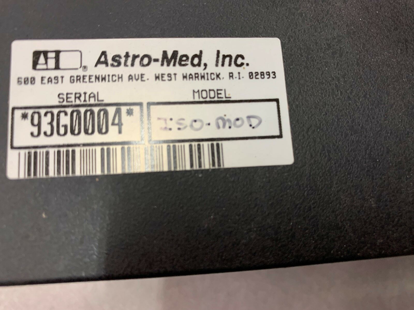 USED ASTRO -MED MODULE ISO-MOD