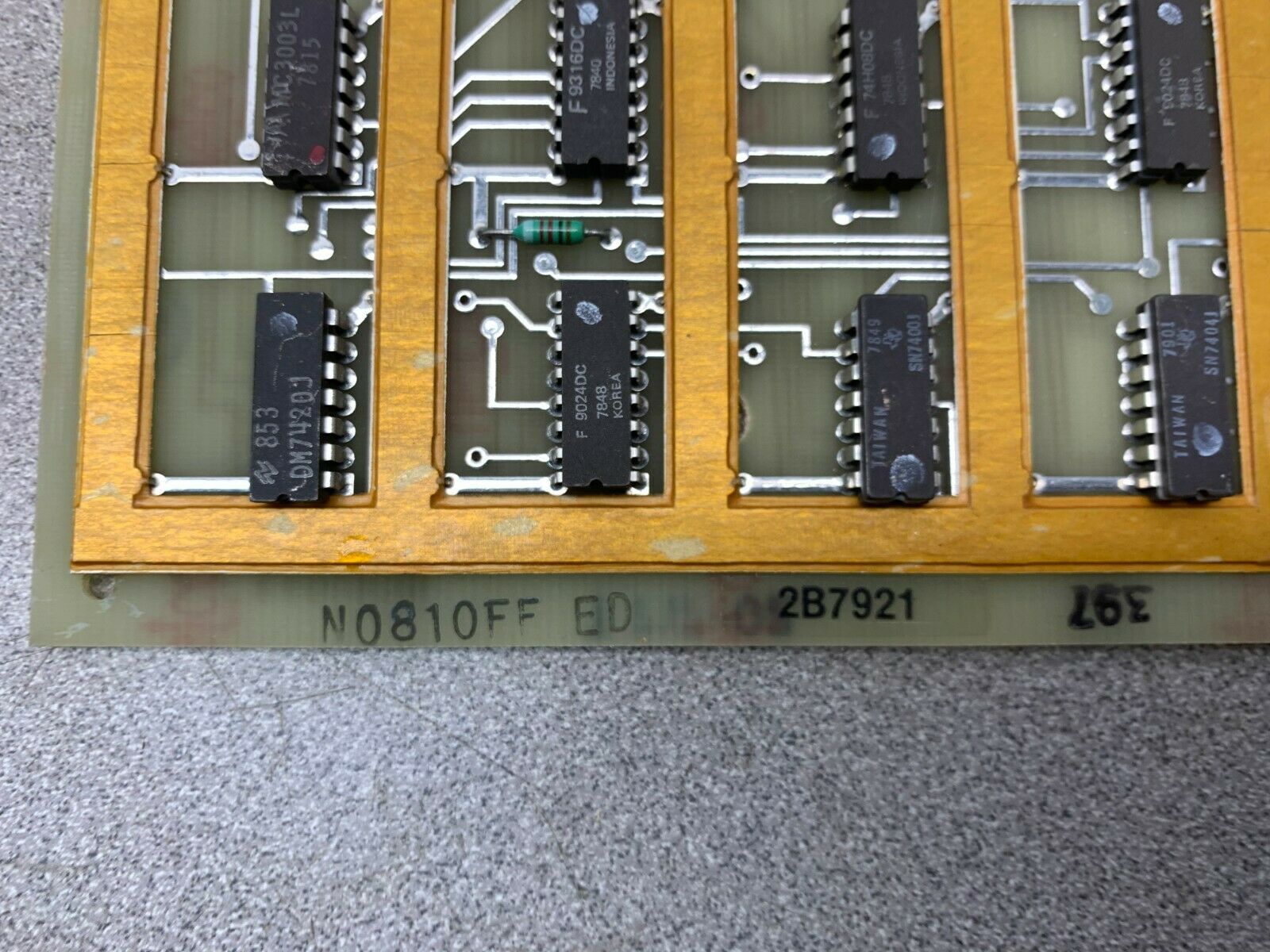 USED INVENSYS CIRCUIT BOARD N0810FF ED