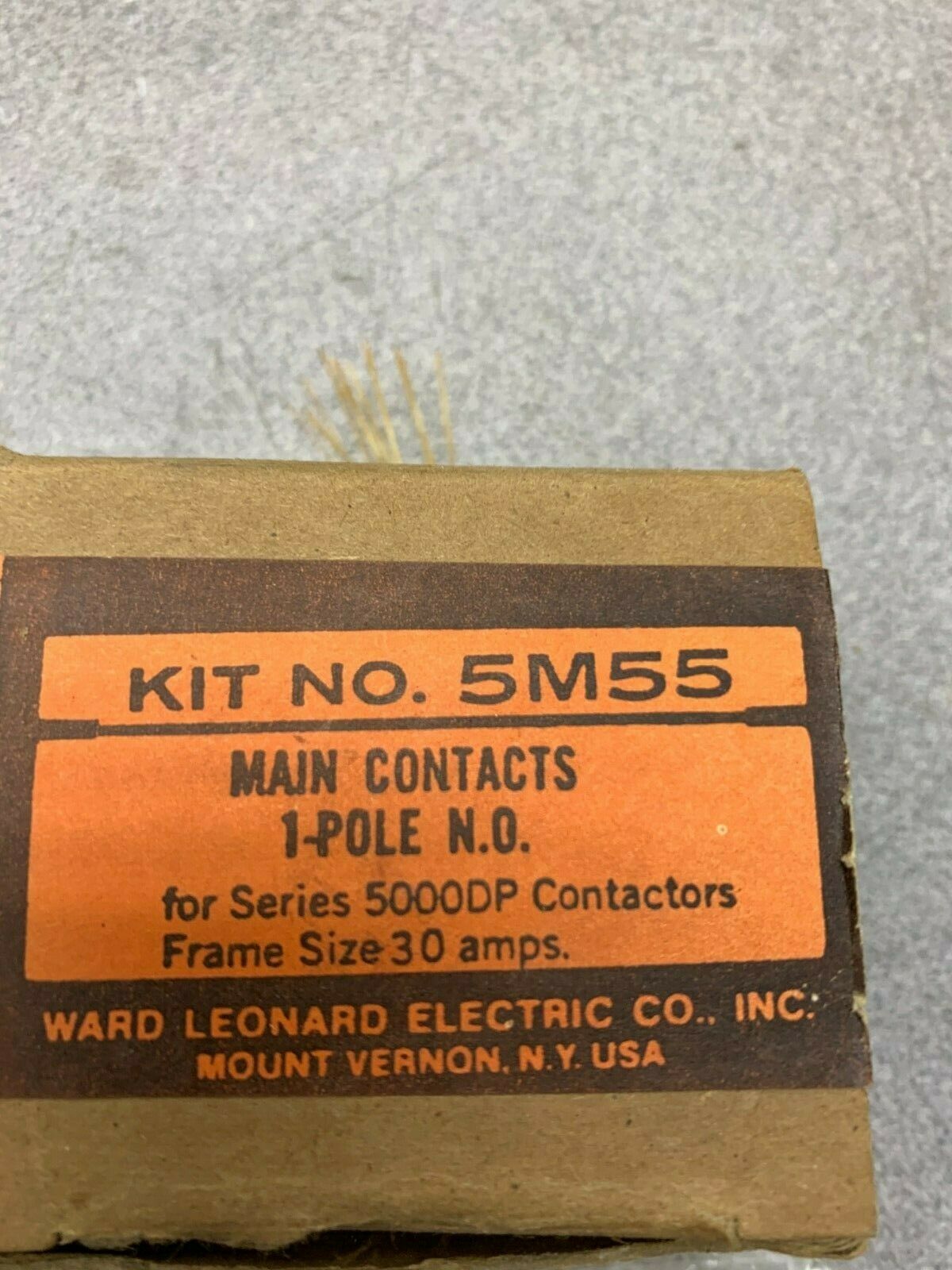 NEW IN BOX WARD LEONARD ELECTRIC CO. MAIN CONTACTS 5M55