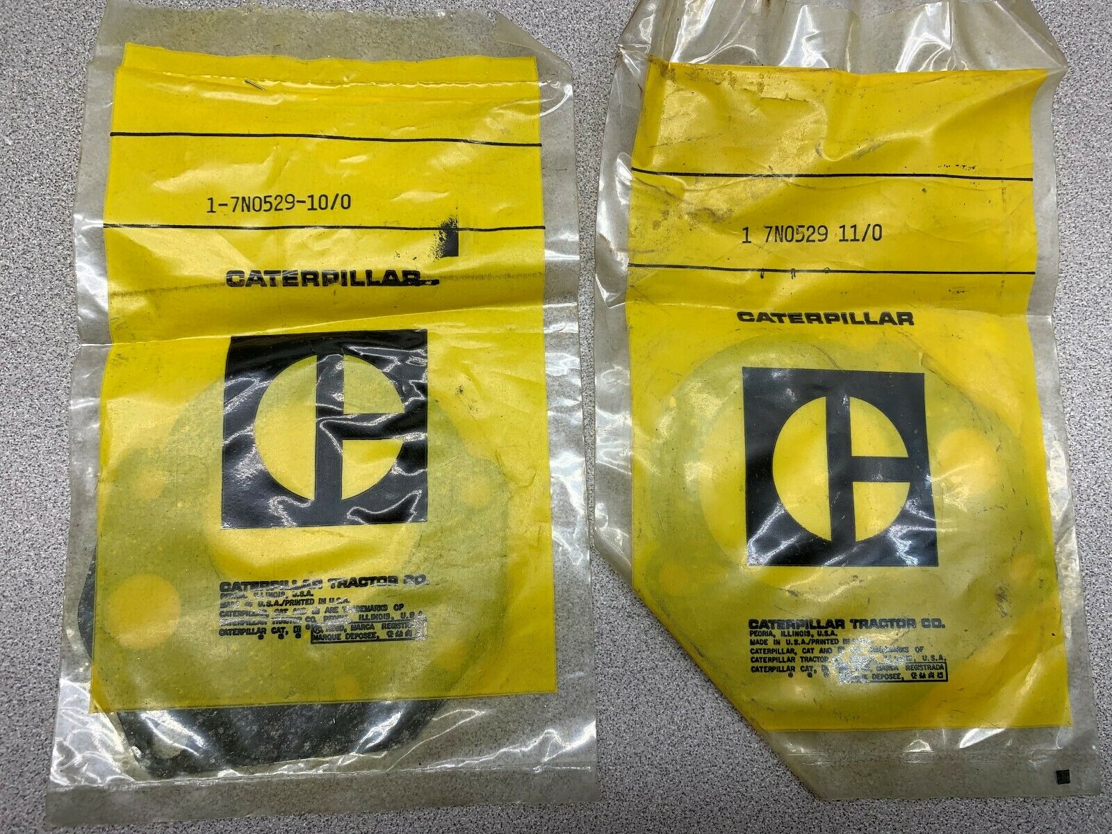 LOT OF 2 NEW NO BOX CATERPILLAR GASKET 7N0529