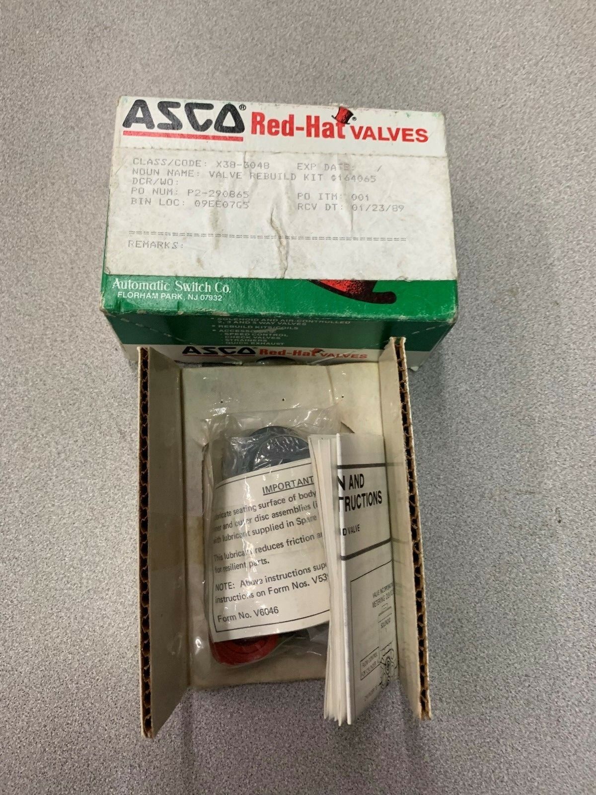 NEW IN BOX ASCO VALVE 164065