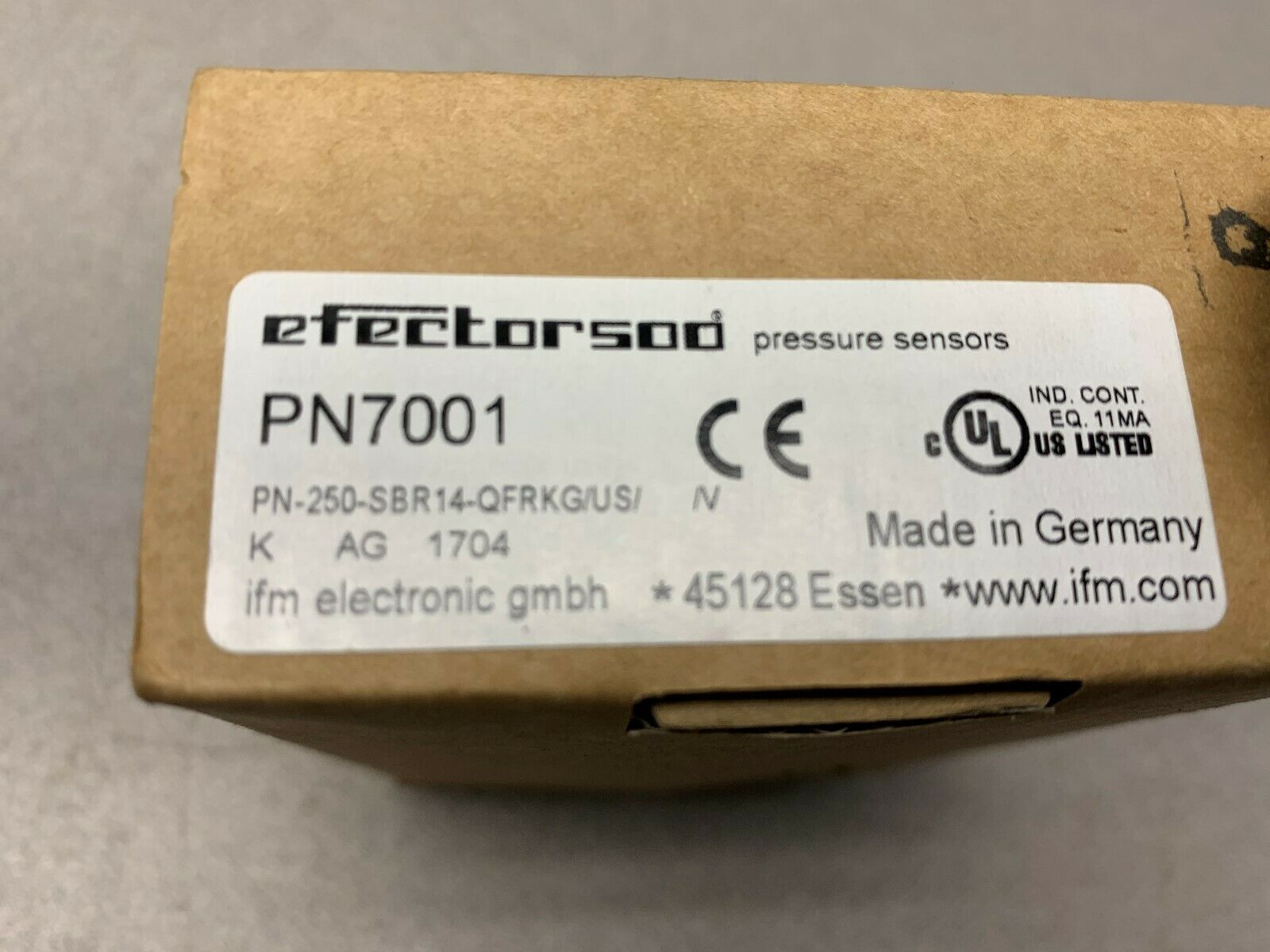 NEW IN BOX EFECTOR500 SENSOR PN-250-SBR14-QFRKG/US/N