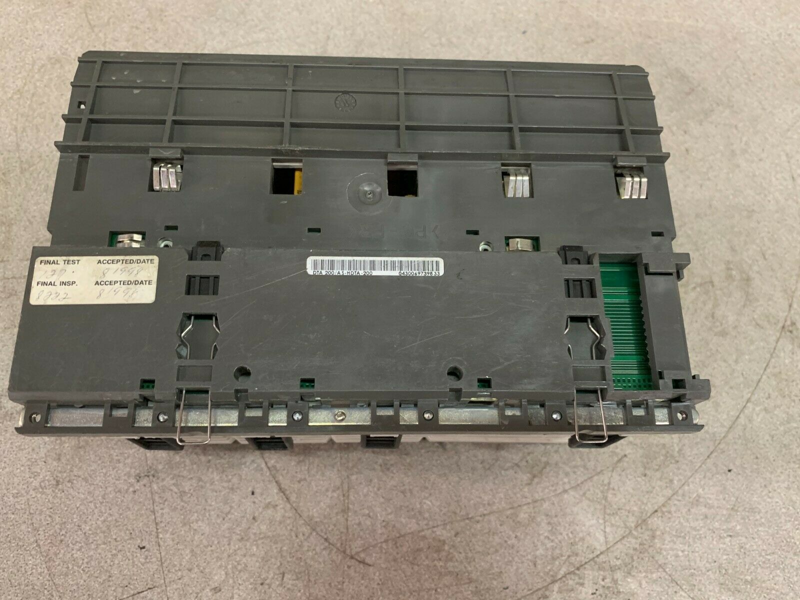 USED SCHNEIDER TSC COMPACT MODICON PLC PC-E984-265 WITH MODULES & BACKPLANE