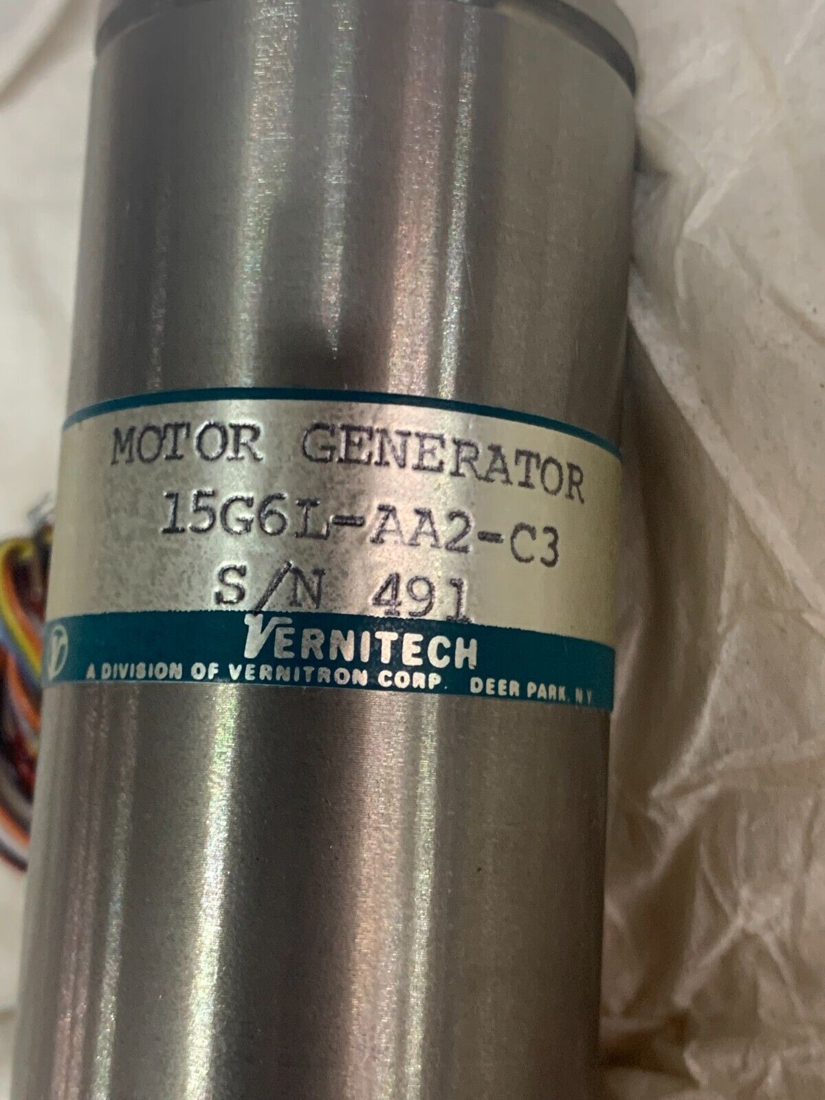 NEW NO BOX VERNITECH MOTOR GENERATOR 15G6L