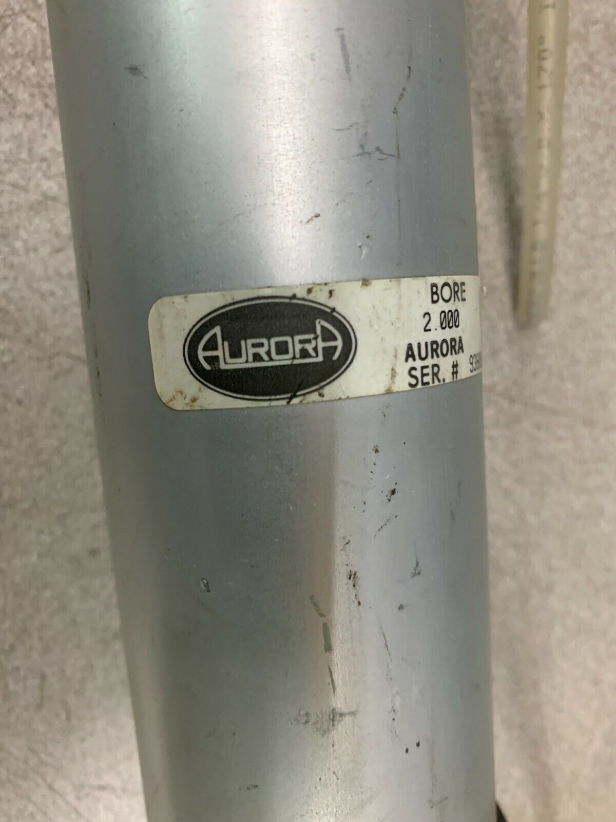 USED AURORA 2" BORE 5" STROKE PNEUMATIC CYLINDER SMA-2