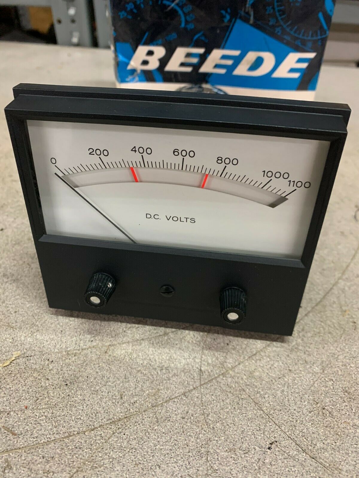 NEW BEEDE 0-1100 VDC. METER RELAY MR4-24-07