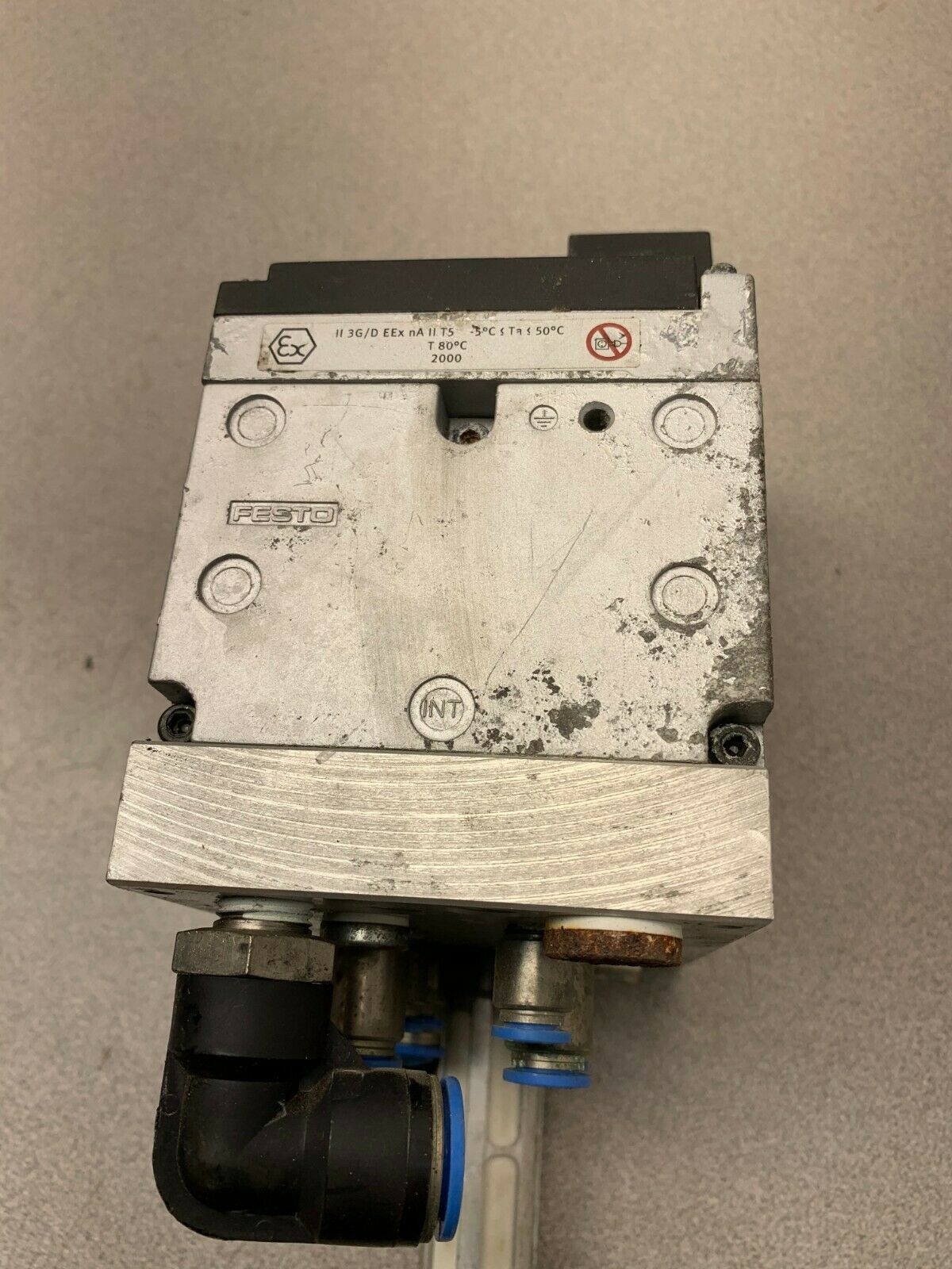 USED FESTO CPV14-GE-MP-6 MANIFOLD CPV14-VI-P6-I WITH 161 360 LD02