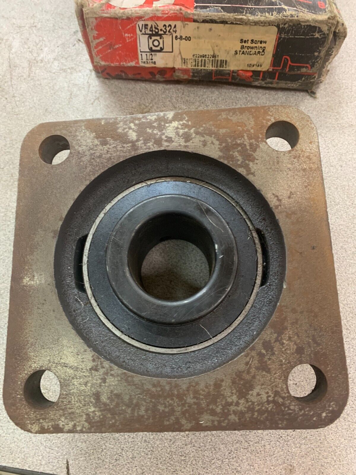 NEW BROWNING 4-BOLT FLANGE BEARING 1-1/2" BORE VF4S-324