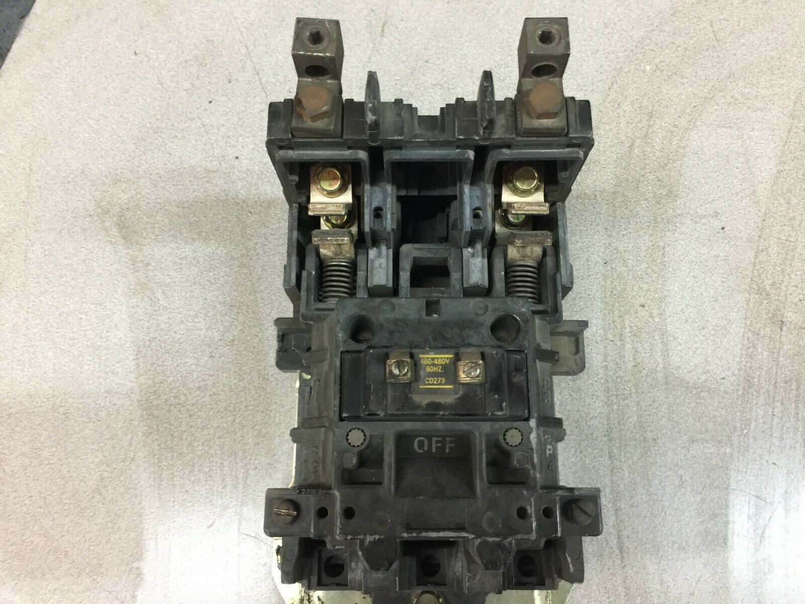 USED ALLEN BRADLEY SIZE 3 480 VAC 90 AMP 600 VAC COIL CONTACTOR 500-DOB920