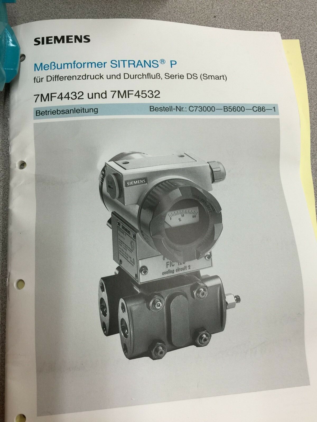 NEW IN BOX SIEMENS SITRANS P TRANSMITTER 7MF4432-1DA22-1HC1-Z