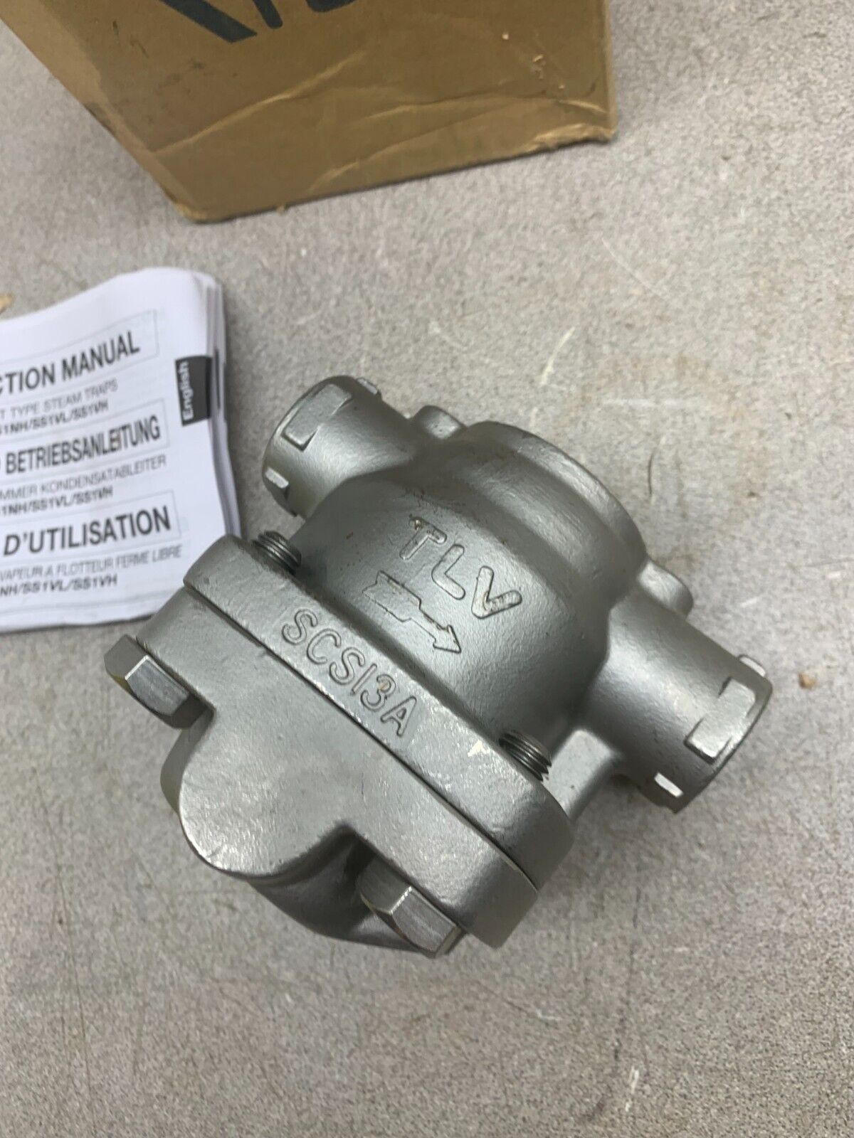 NEW NO BOX TLV 1/2" STEAM TRAP SS1VL-10E