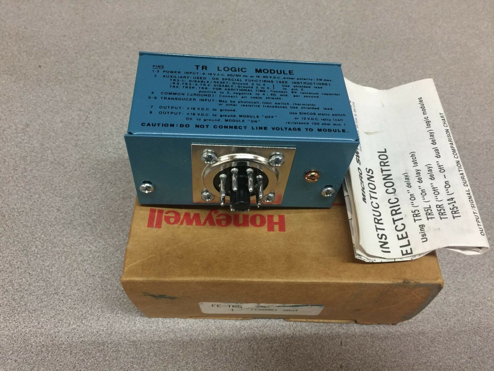 NEW IN BOX HONEYWELL LOGIC MODULE FE-TR5