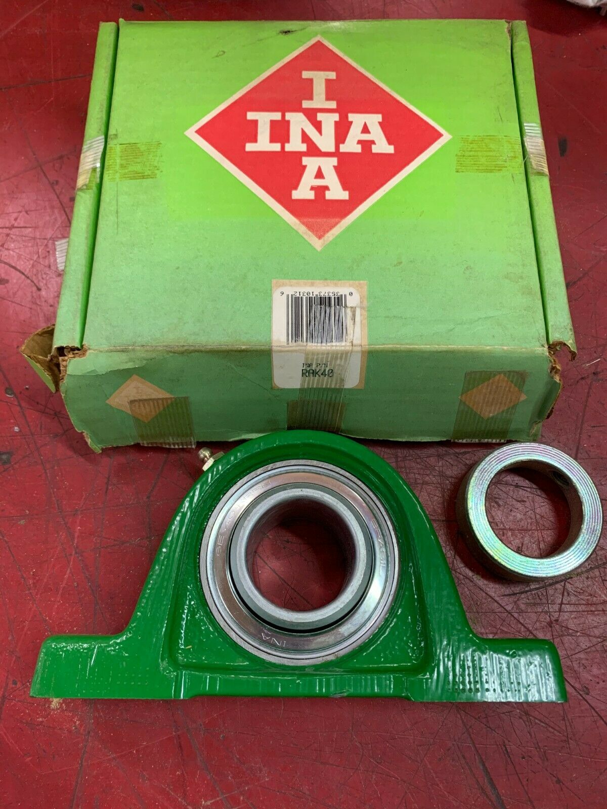 NEW IN BOX INA PILLOW BLOCK BEARING RAK40