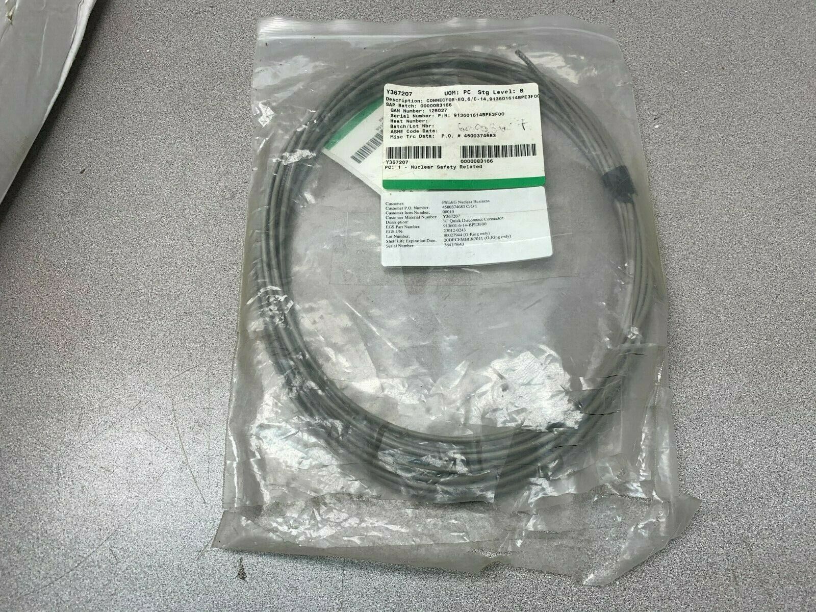 NEW NO BOX EGS CABLE 913601-6-14-BPE3F00