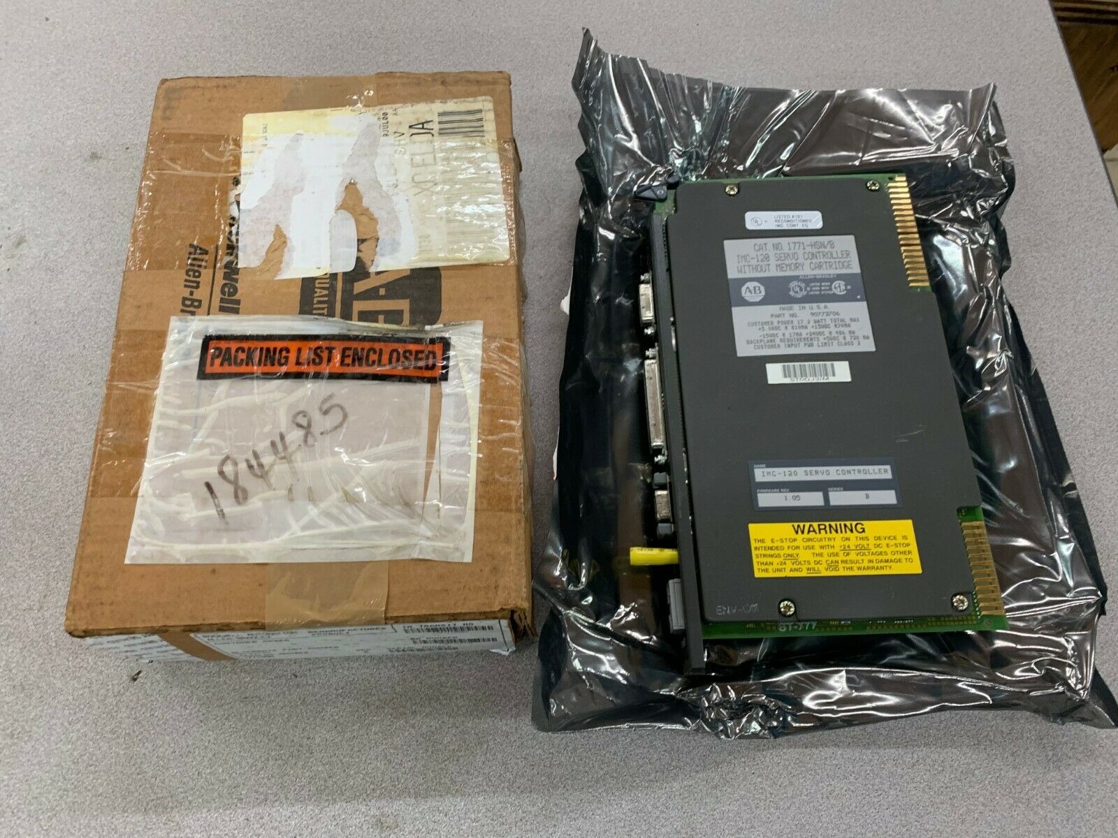 REMAN. ALLEN-BRADLEY PLC-5 IMC-120 SERVO CONTROLLER MODULE 1771-HSN SERIES B