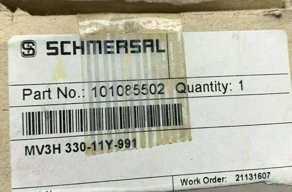 NEW IN BOX SCHMERSAL LIMIT SWITCH MV3H 330-11Y-991