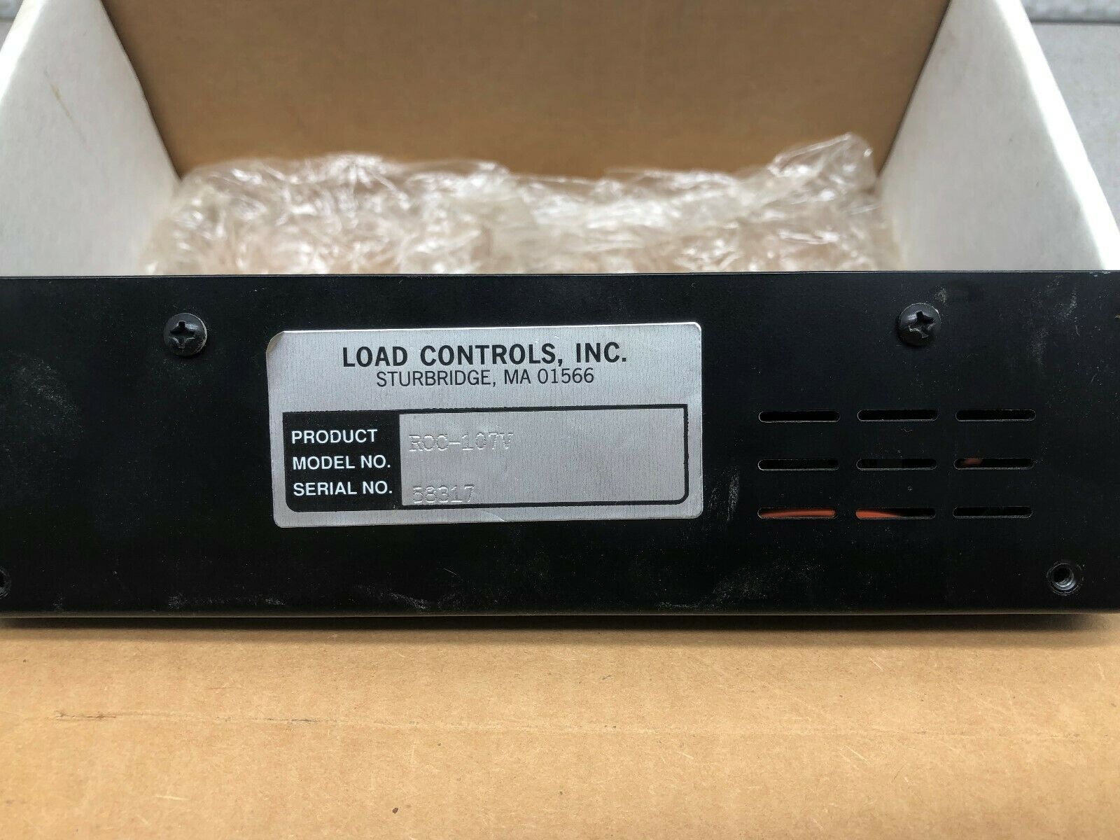 USED LOAD CONTROLS TRANSDUCER ROC-107V