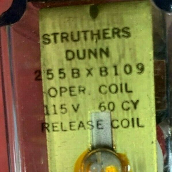 NEW IN BOX STRUTHERS-DUNN 115VAC. RELAY 255BXB109