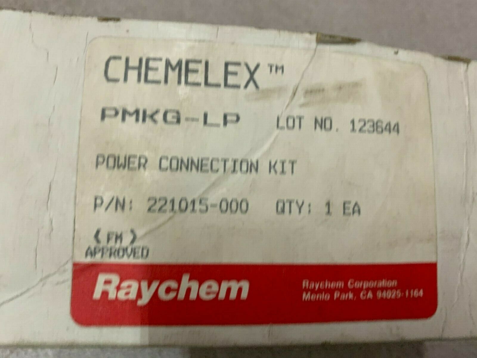 NEW IN BOX RAYCHEM POWER CONNECTION KIT PMKG-LP