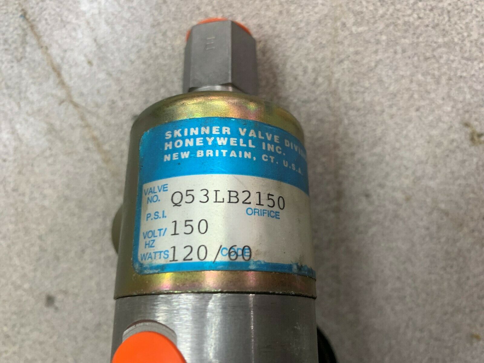 NEW NO BOX HONEYWELL SKINNER GENERAL PURPOSE VALVE Q53LB2150