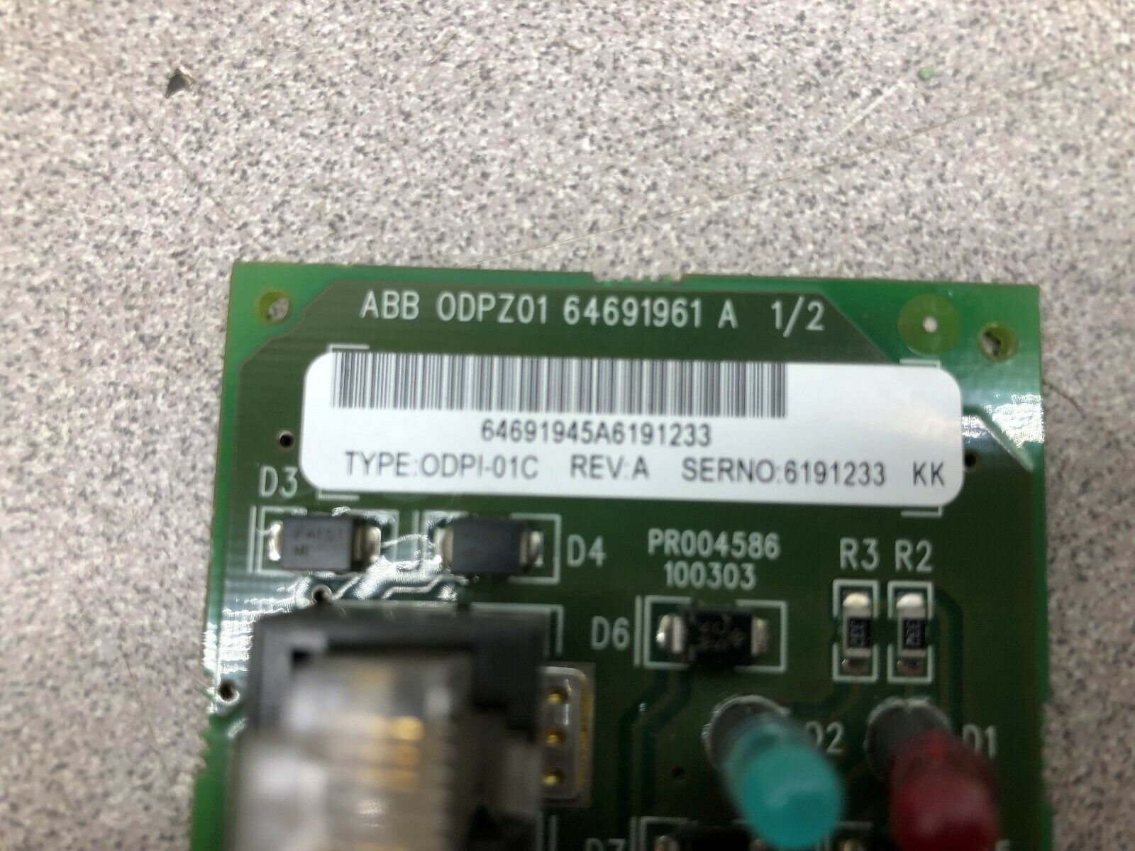 NEW NO BOX ABB INTERFACE CARD ODPI-01C