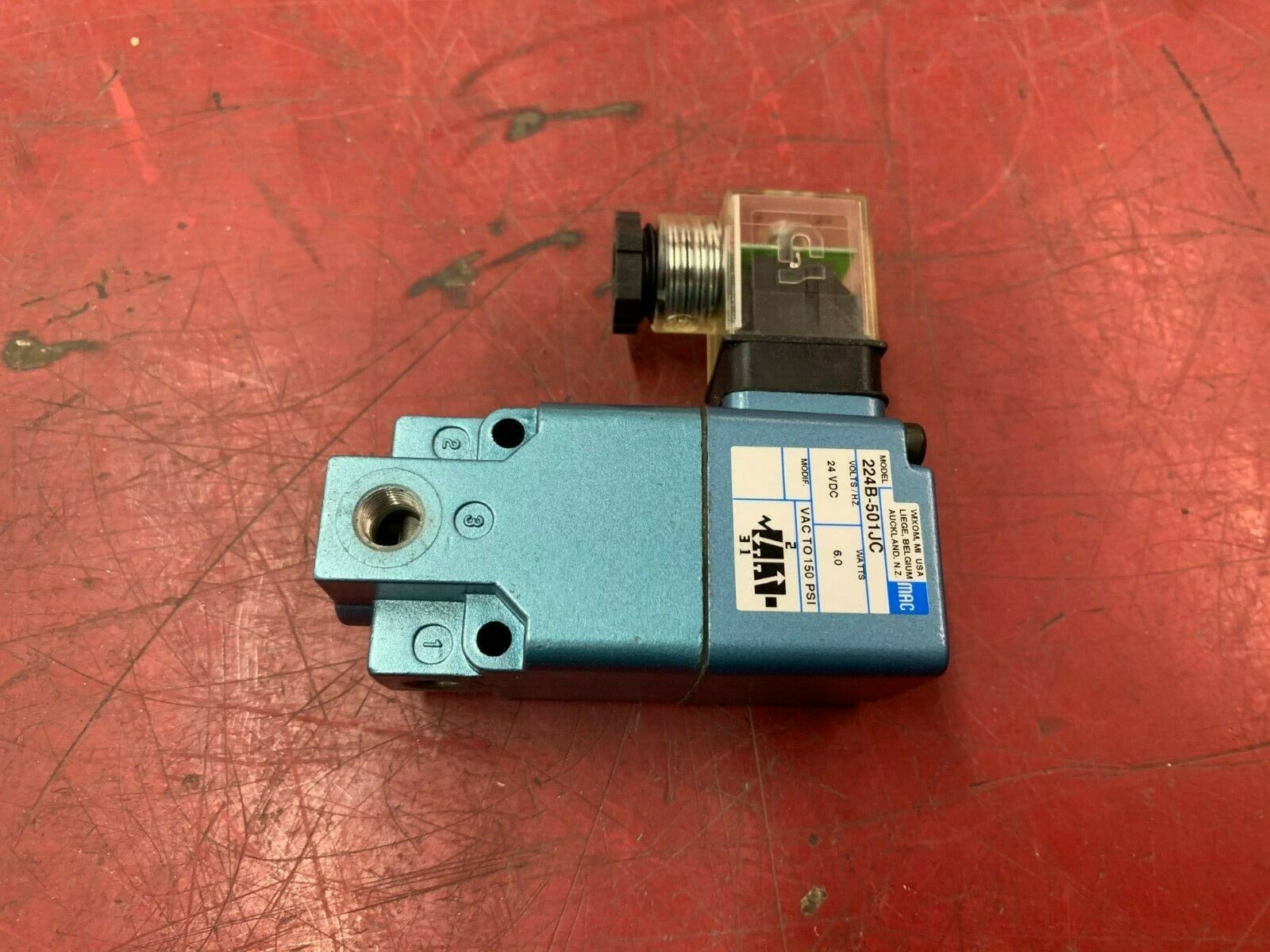 NEW NO BOX MAC SOLENOID VALVE 224B-501JC