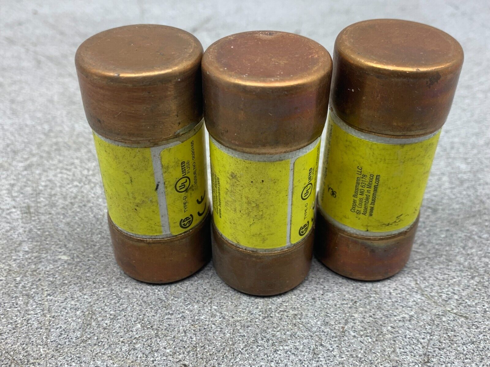 LOT OF 3 NEW NO BOX BUSSMANN LOW-PEAK FUSES LPJ-40SP