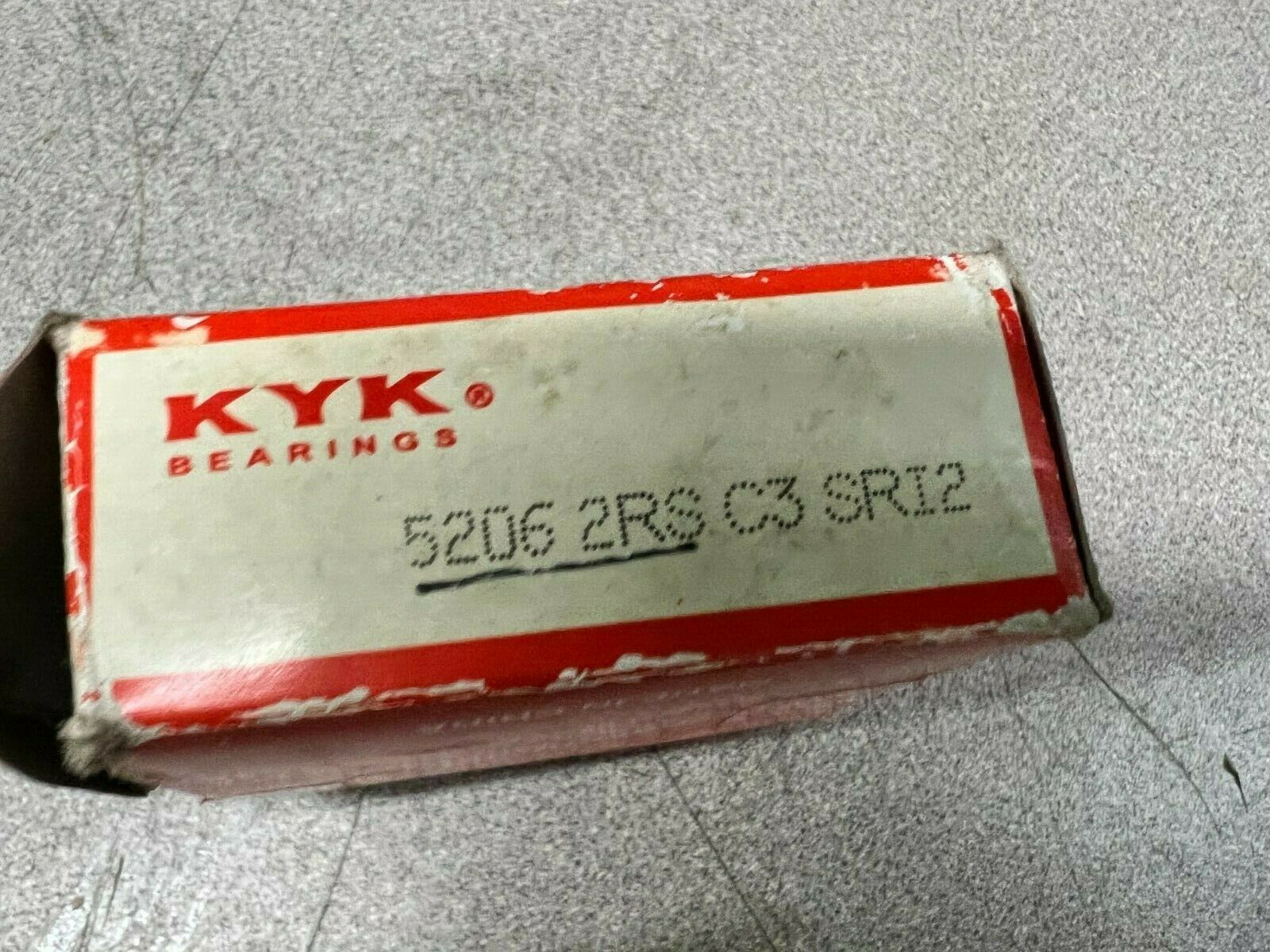 NEW IN BOX KYK 5206 2RS C3 SRI2 52062RSC3 BALL BEARING 5206 RS