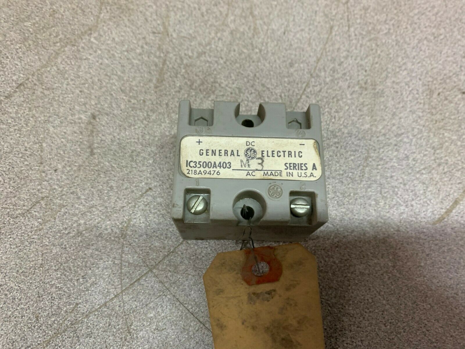 NEW NO BOX GENERAL ELECTRIC RECTIFIER IC3500A403M3