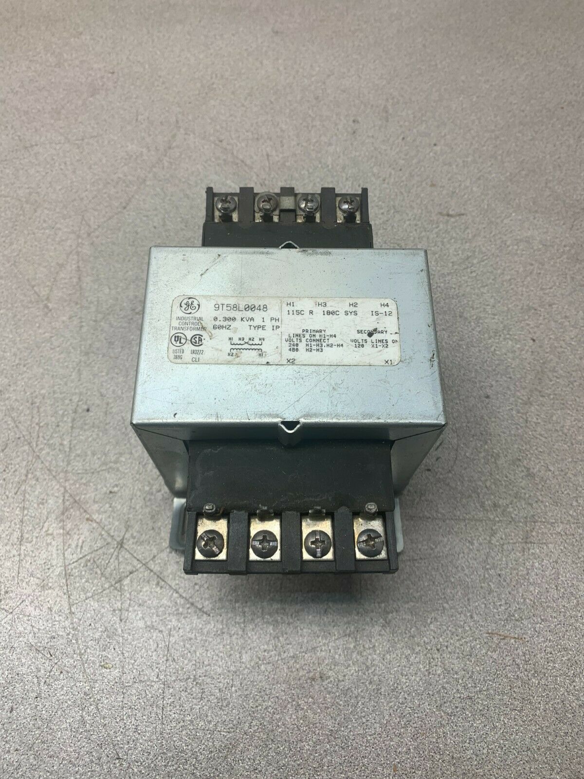 USED GENERAL ELECTRIC TRANSFORMER 9T58L0048