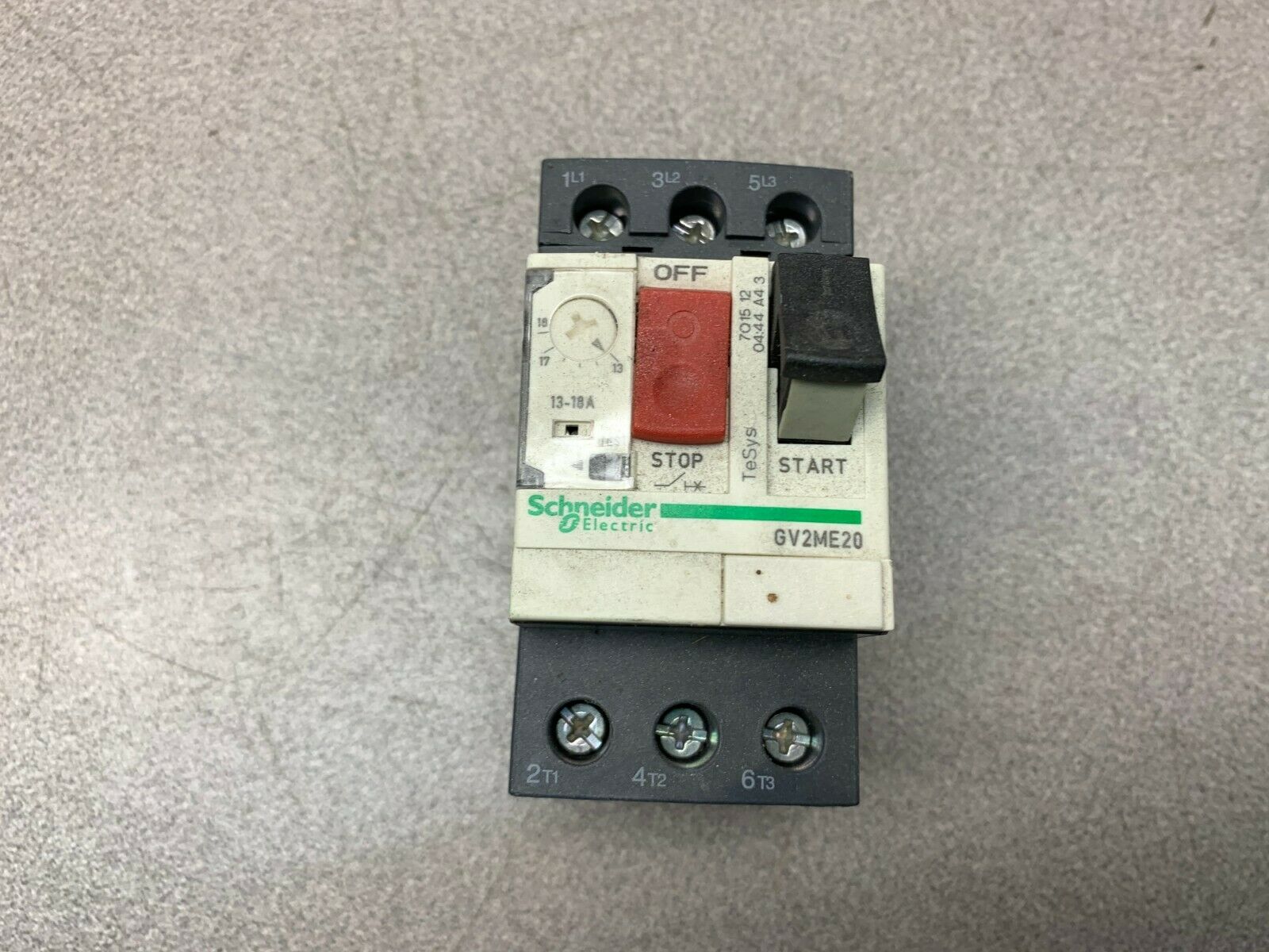 USED SCHNEIDER ELECTRIC CONTACTOR GVME20