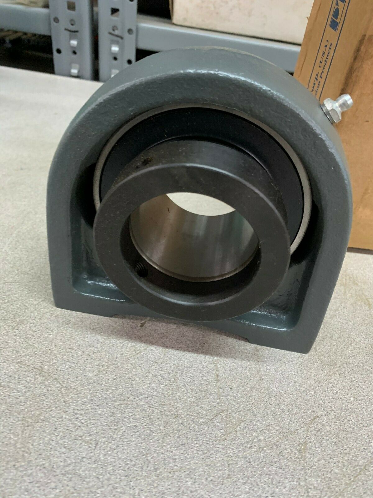 NEW IN BOX PTI TAPPED BASE PILLOW BLOCK BEARING SWG212-60AMM