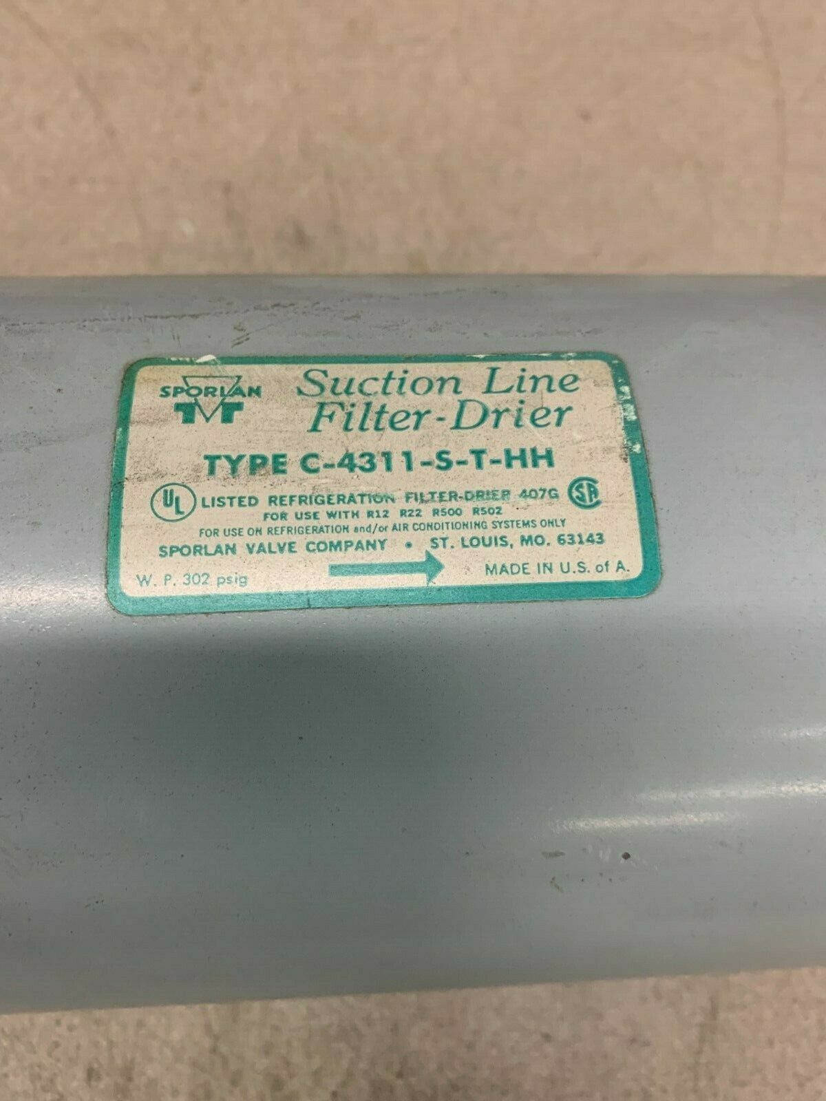 NEW NO BOX SPORLAN SUCTION LINE FILTER DRIER C-4311-S-T-HH