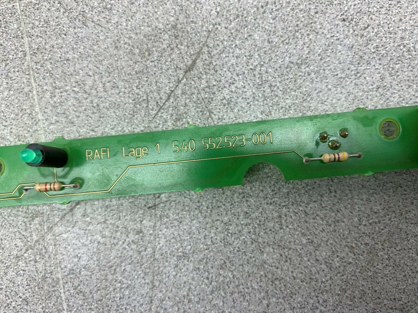 USED RAFI CIRCUIT BOARD 5.40 552.523.001