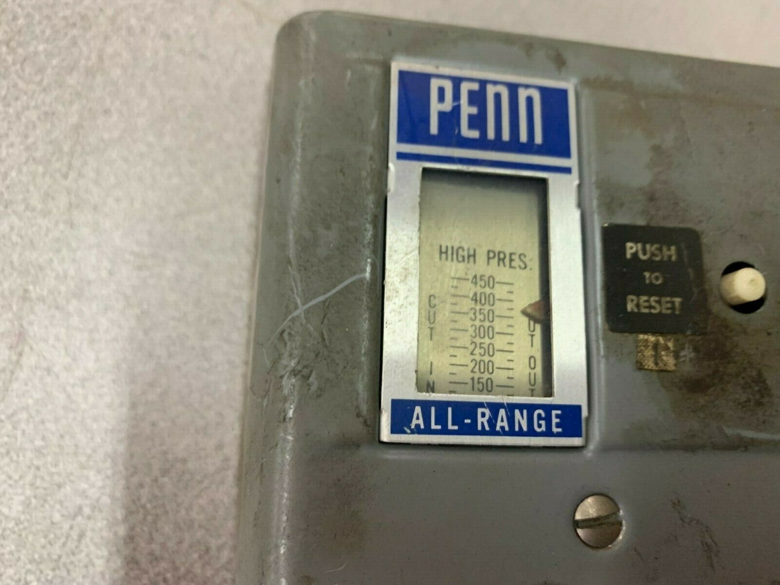 USED PENN PRESSURE SWITCH P70DA-1