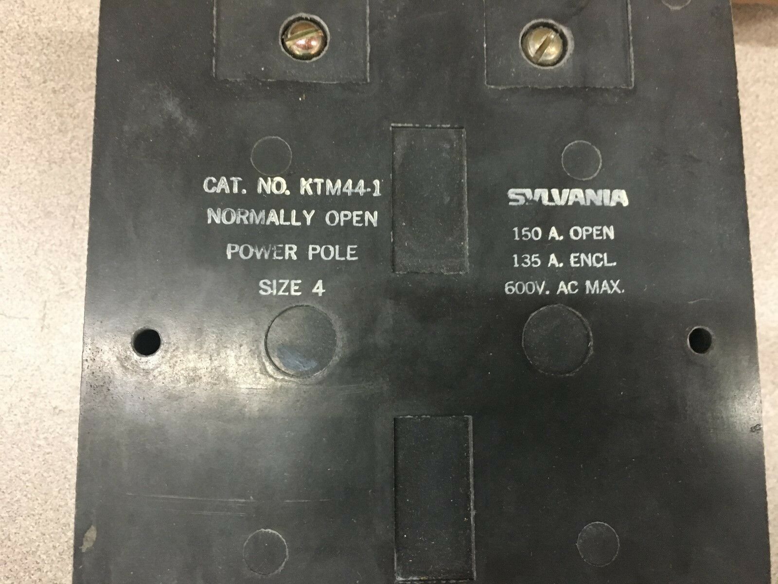 NEW IN BOX SYLVANIA Auxiliary Contact CLARK KTM44-1