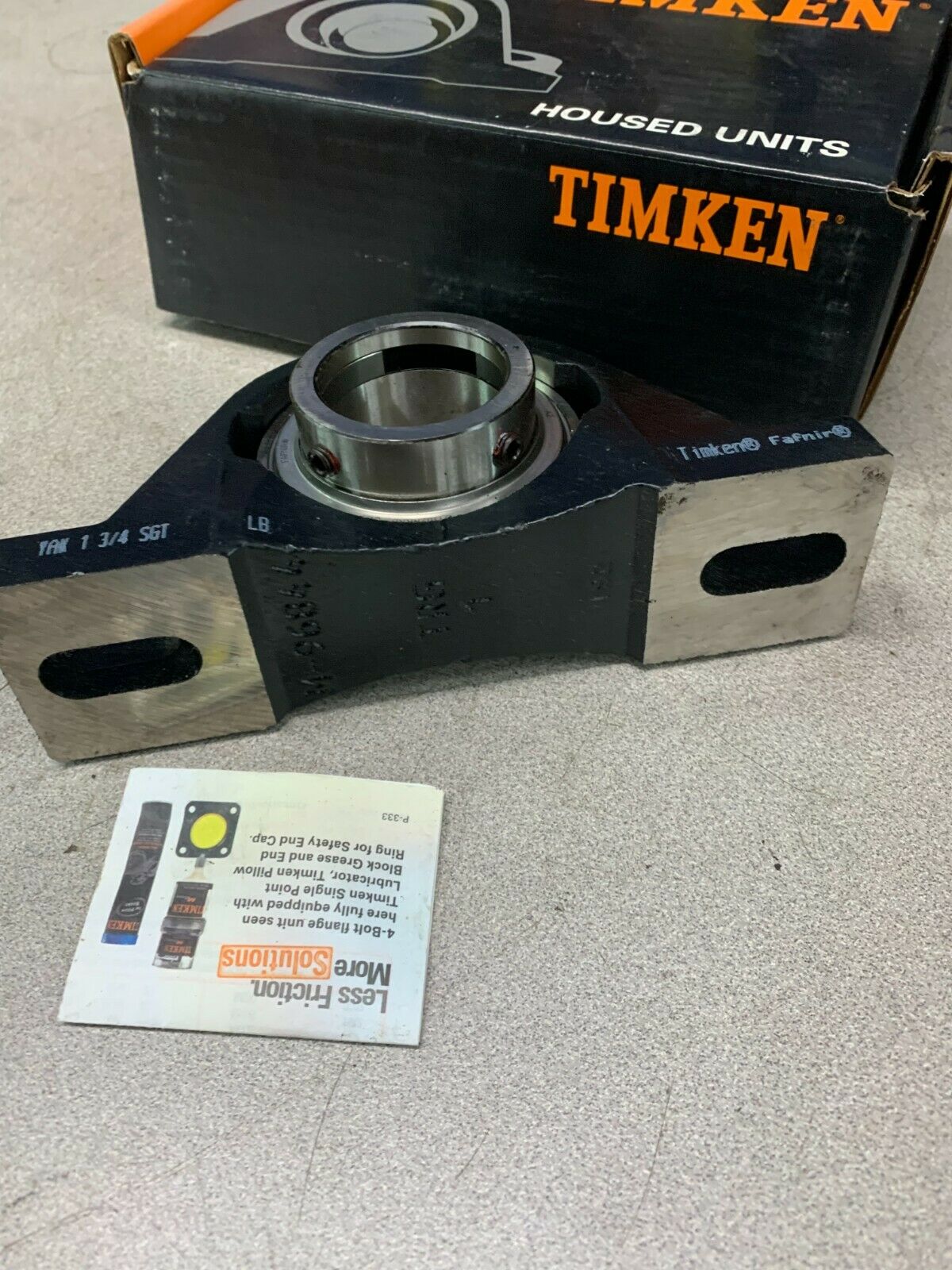 NEW IN BOX TIMKEN YAK1 3/4SGT PILLOW BLOCK BEARING YAK 1-3/4 SGT