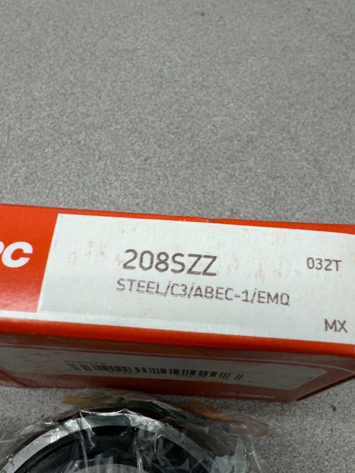 NEW IN BOX MRC BEARING 208SZZ