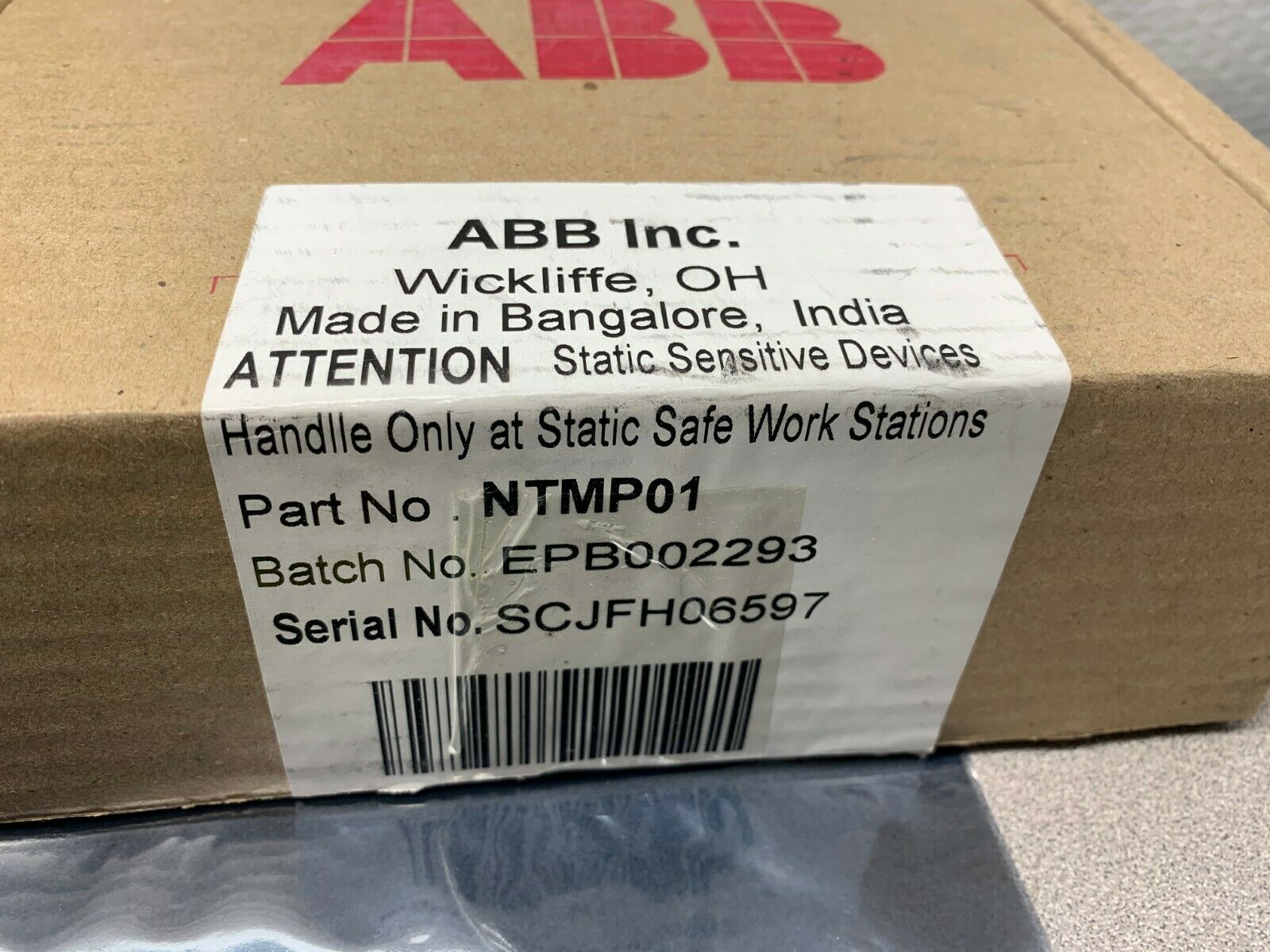 NEW IN BOX ABB 6638919A1 Termination Unit ASSEMBLY NTMP01