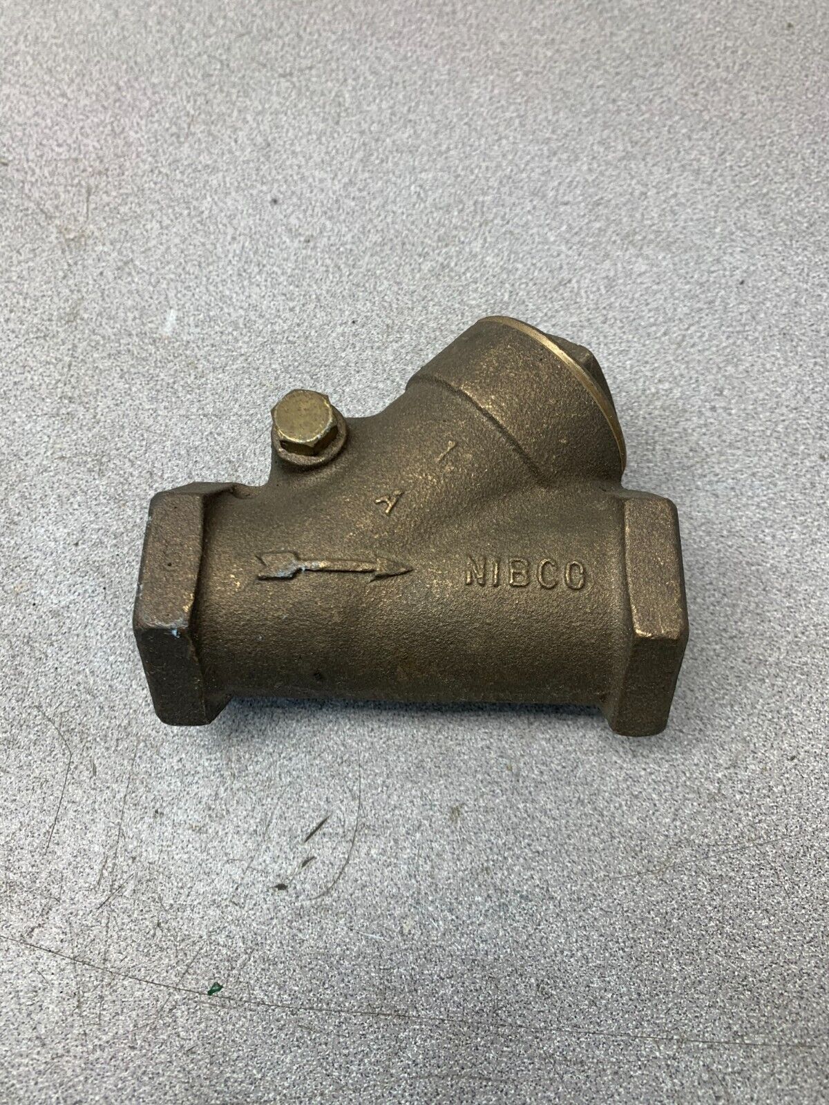 NEW NO BOX NIBCO 1" Y-PATTERN SWING CHECK VALVE 300SWP 600CWP