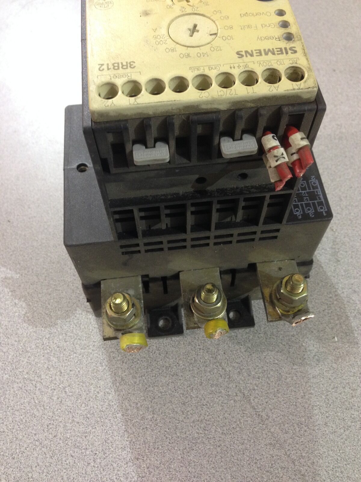 USED SIEMENS OVERLOAD RELAY 3RB1253-OFG31   0FG31   (E12)