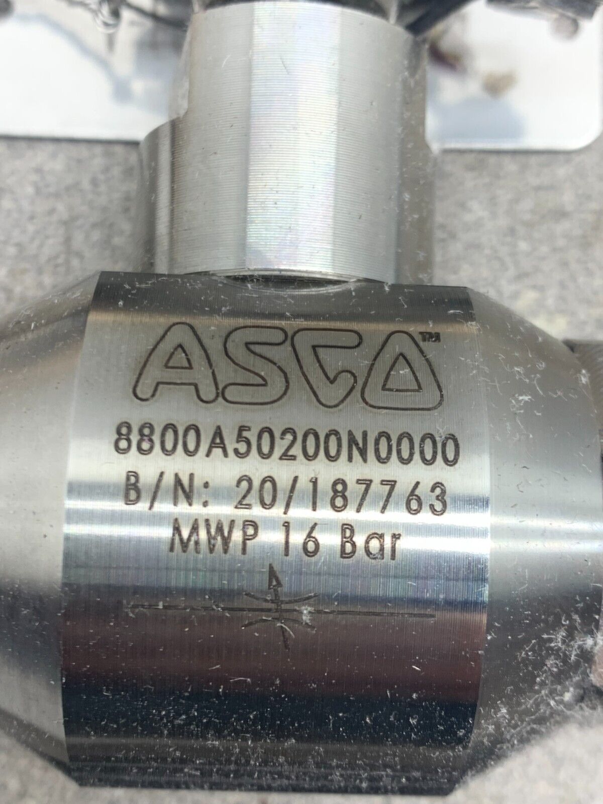 NEW ASCO 1/2 NPT METERING VALVE / HAND OPERATED 8800A50200N0000