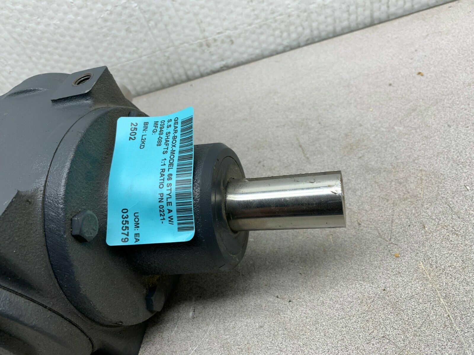 NEW NO BOX HUB CITY 66 GEAR REDUCER 1:1 RATIO STYLE A SPEED BOX 0221-03948