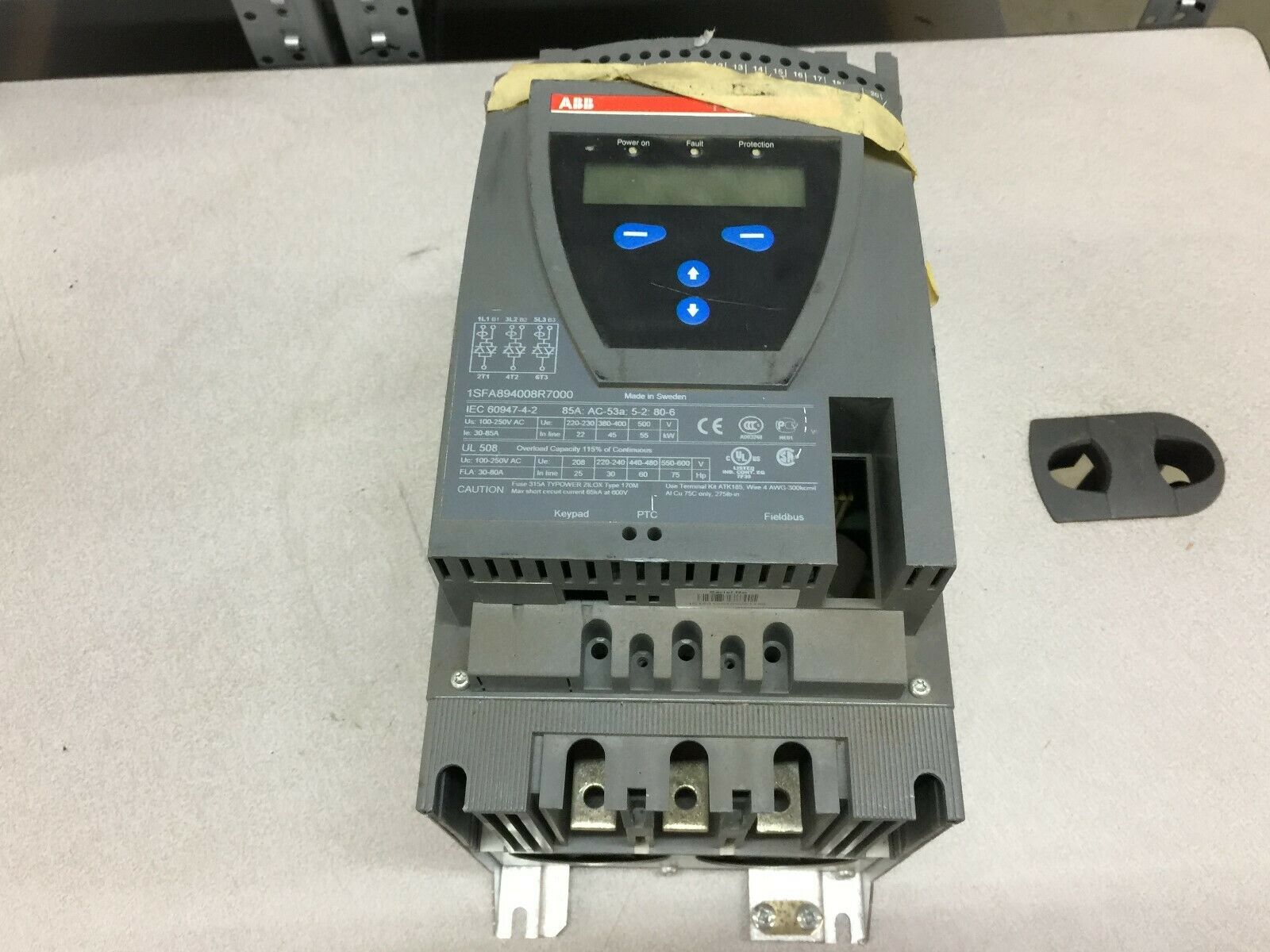 USED ABB 75HP 3PHASE 85AMP DRIVE 1SFA894008R7000