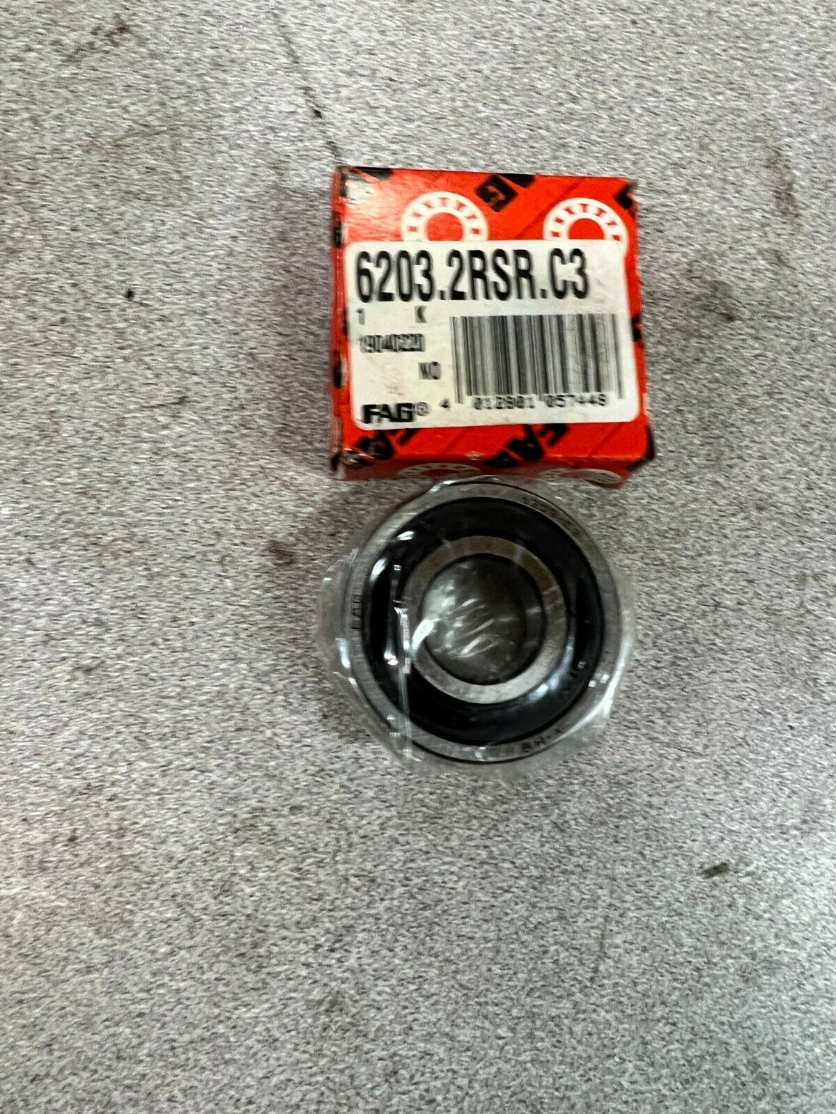 LOT OF 3 NEW IN BOX FAG 6203.C3 BALL BEARING 6203.2RSR.C3