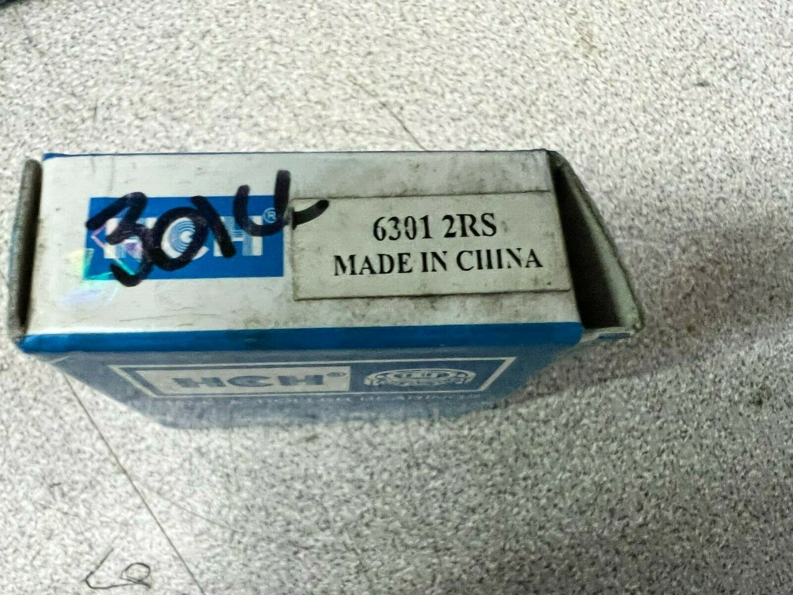 LOT OF 4 NEW IN BOX HCH BALL BEARING 6301 2RS